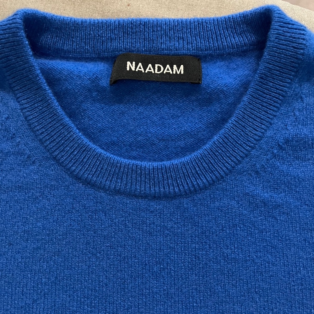 Naadam The “Original” cashmere sweater size M, cobalt blue